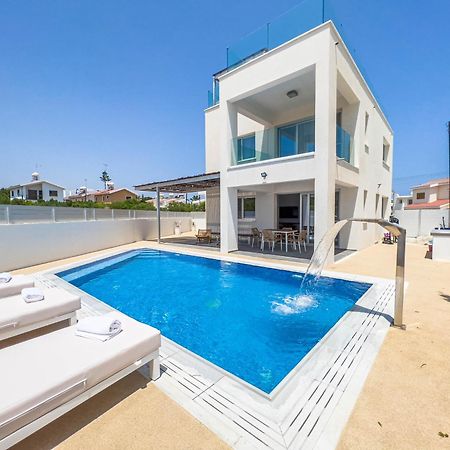 Geo Panoramic Villa +Pool +Game Room +Gym Протарас Екстериор снимка