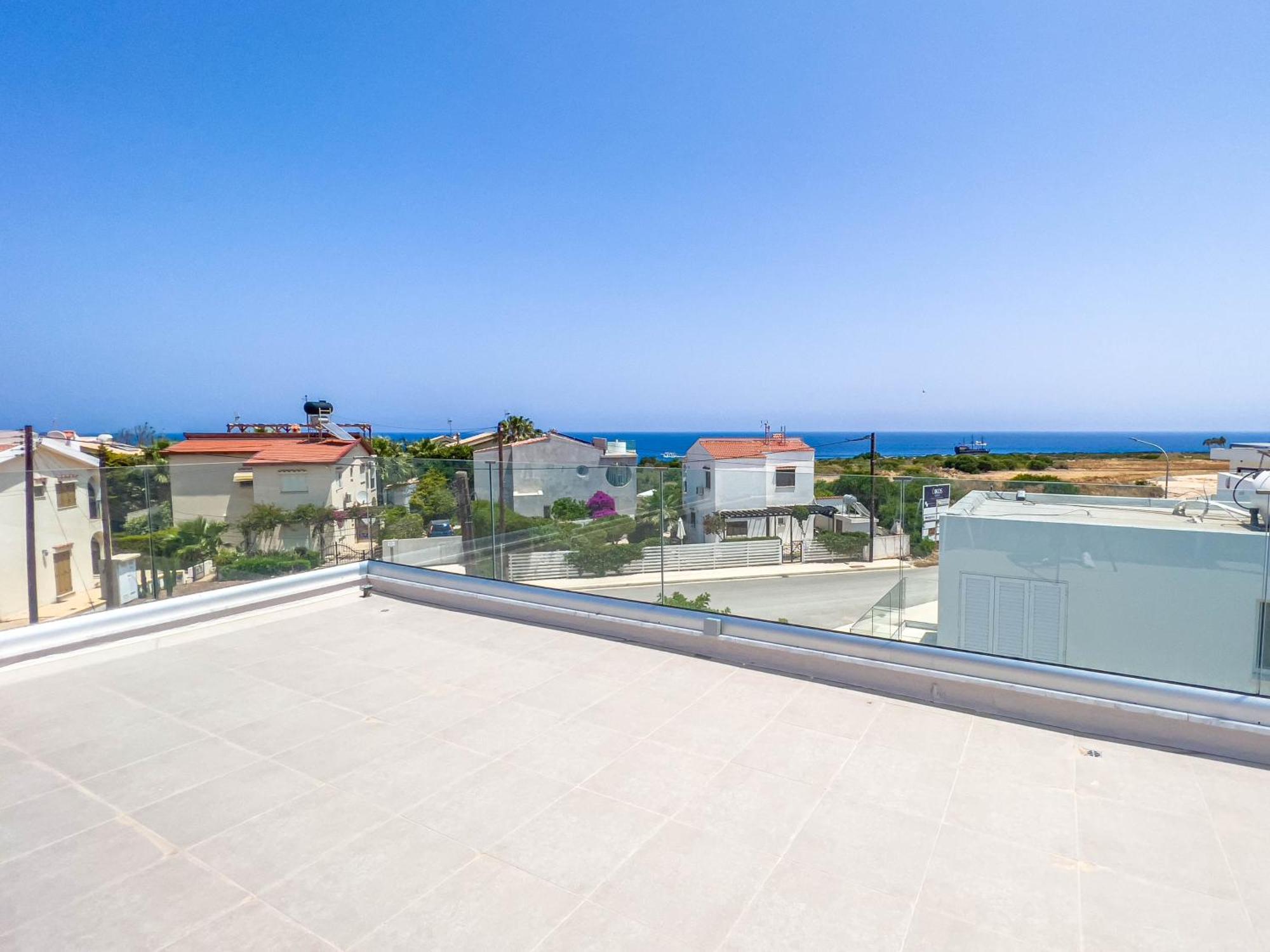 Geo Panoramic Villa +Pool +Game Room +Gym Протарас Екстериор снимка