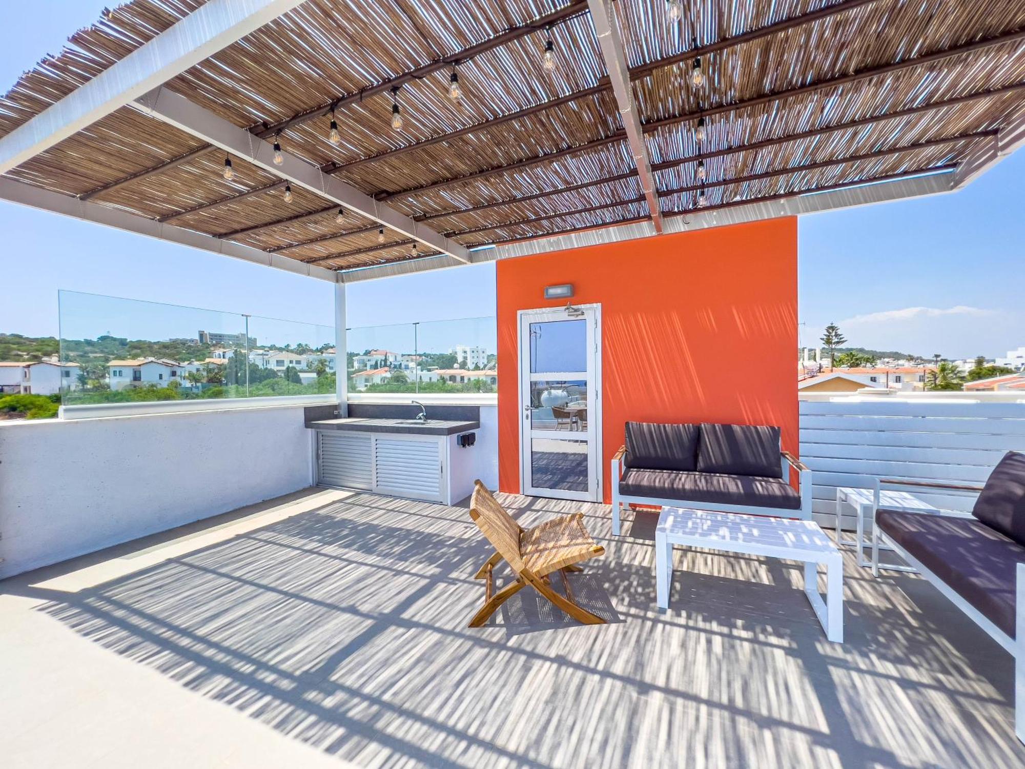 Geo Panoramic Villa +Pool +Game Room +Gym Протарас Екстериор снимка